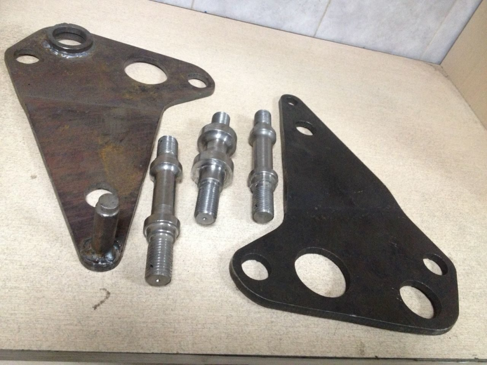 Привод стояночного тормоза в сборе со штурвалом